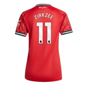 Fotbalové Dres Manchester United Joshua Zirkzee #11 Dámské Domácí Oblečení 2025-26 Krátký Rukáv